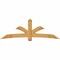 Ekena Millwork Davenport Rough Sawn Timber Gable Bracket, Western Red Cedar, 96"W x 32"H x 6"D x 6"F, 8/12 Pitch GBW096X32X0606DAV00RWR - alternate 1